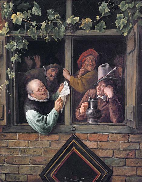 Jan Steen Rhetoricians at a Window Germany oil painting art